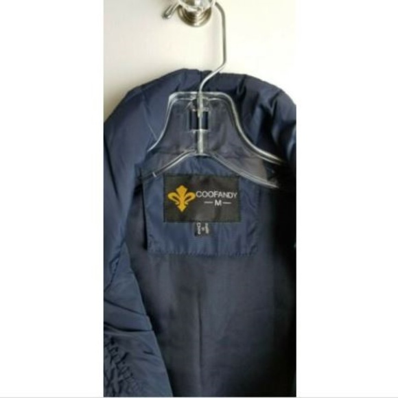 NWOT Coofandy Navy Puffer Vest - Picture 4 of 4